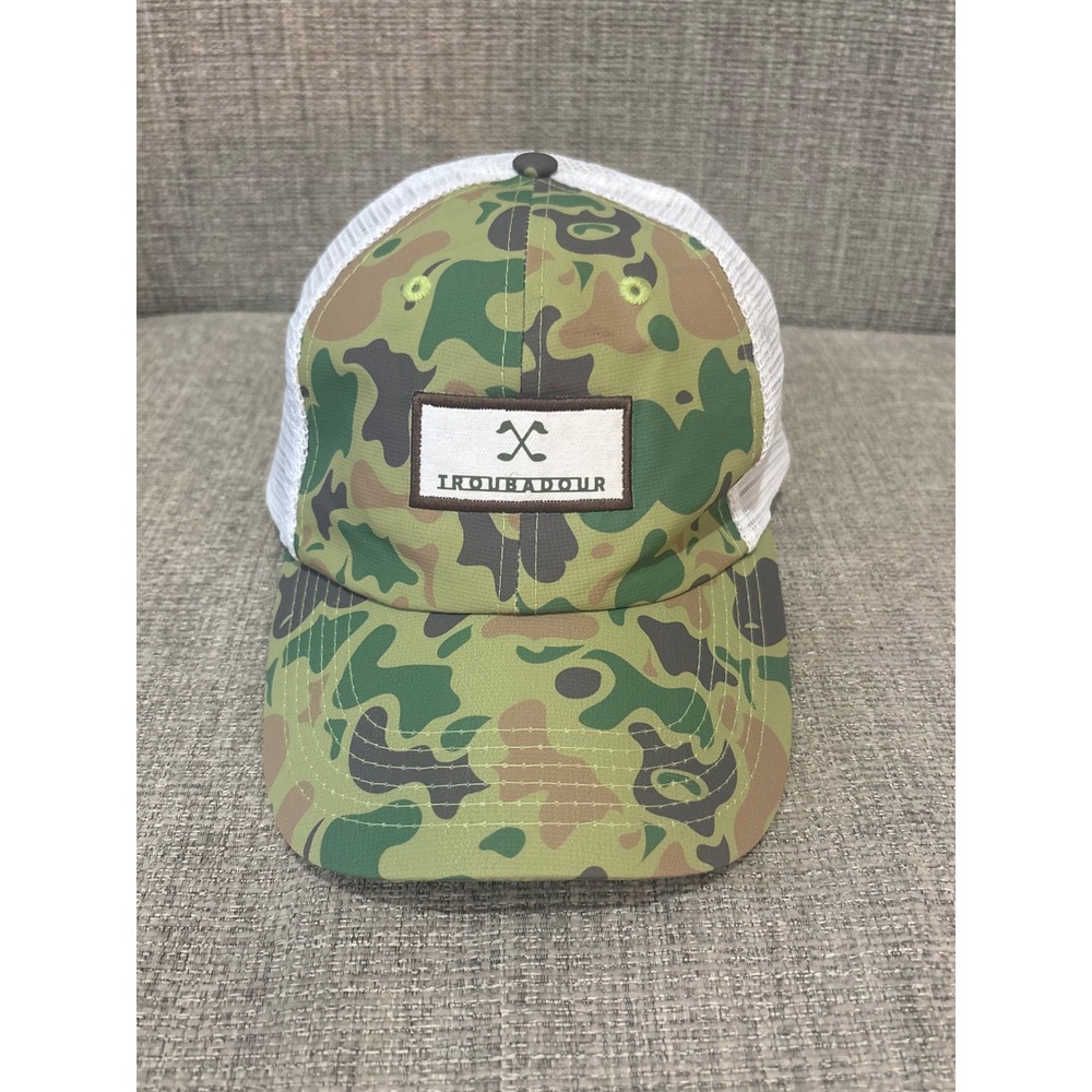 Troubadour Imperial Camo Mesh Trucker Hat Snapback Green White X210RM Cap